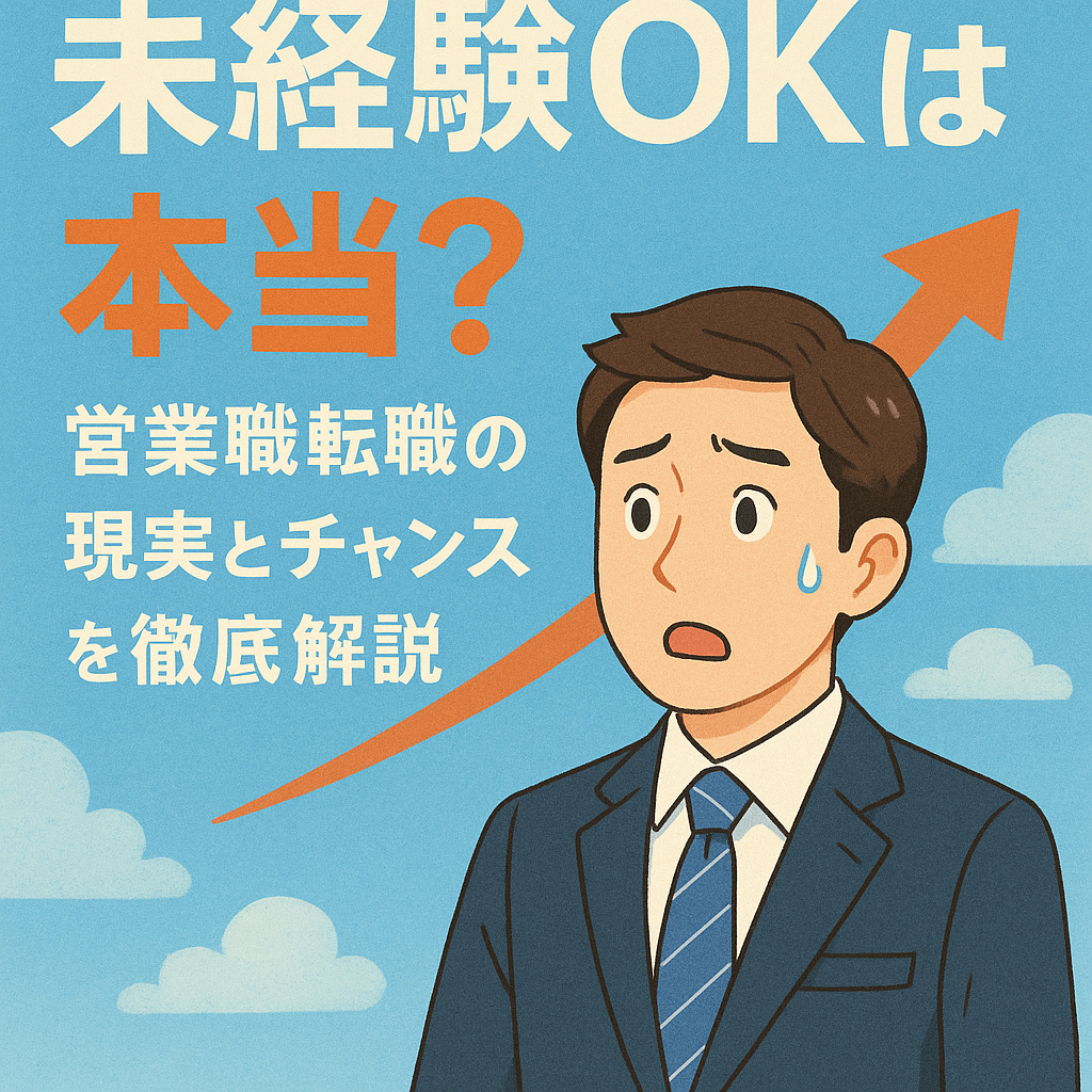 営業職、未経験OKは本当？